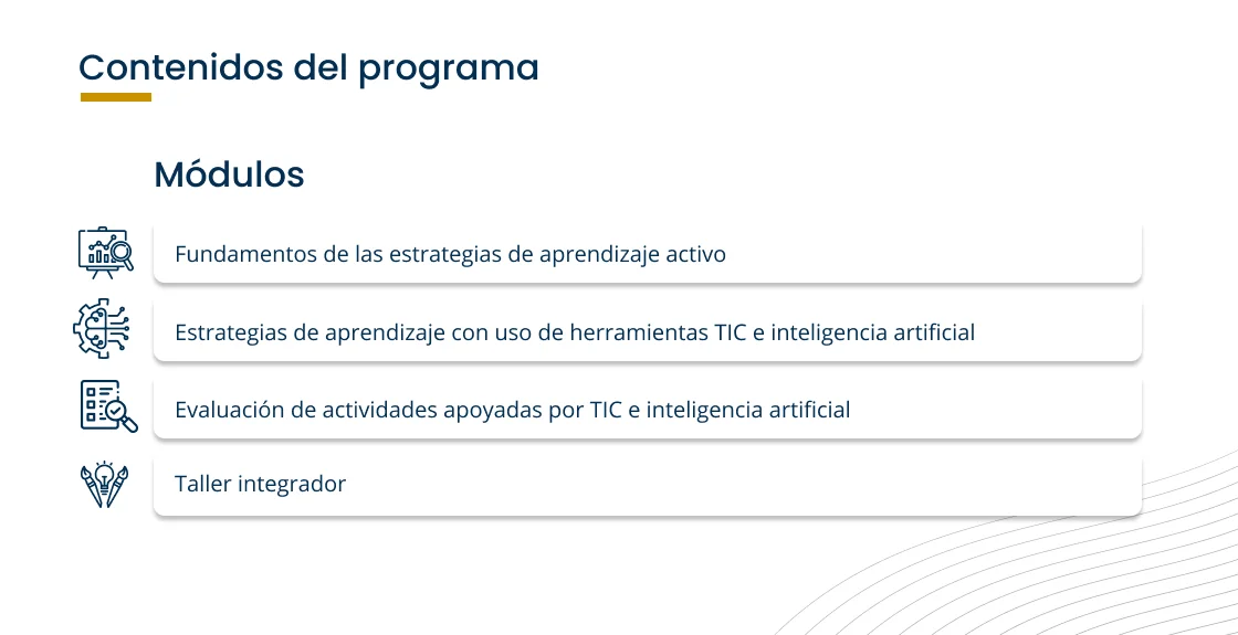 Plan de Estudios Diplomado en Herramientas TIC e Inteligencia Artificial para el Aprendizaje en el Aula